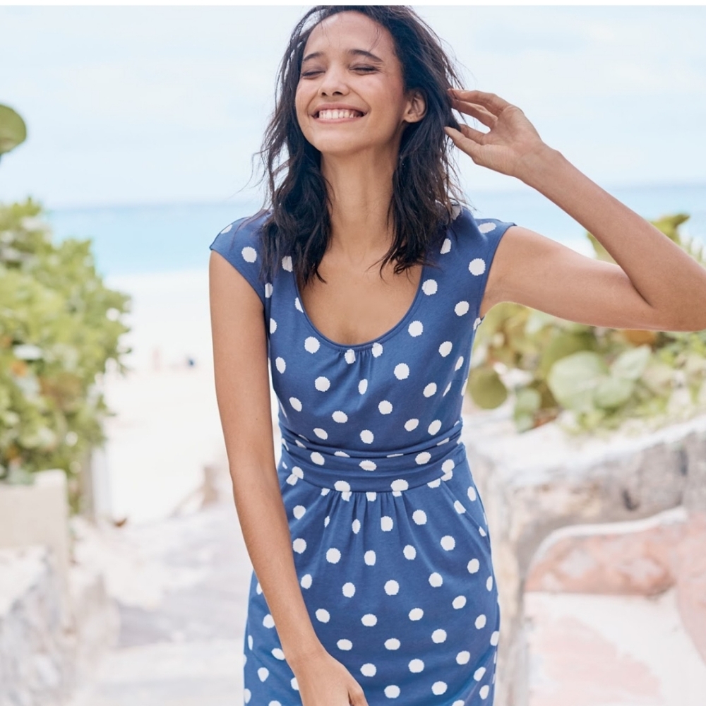 Boden Margot Polka-Dot Dress